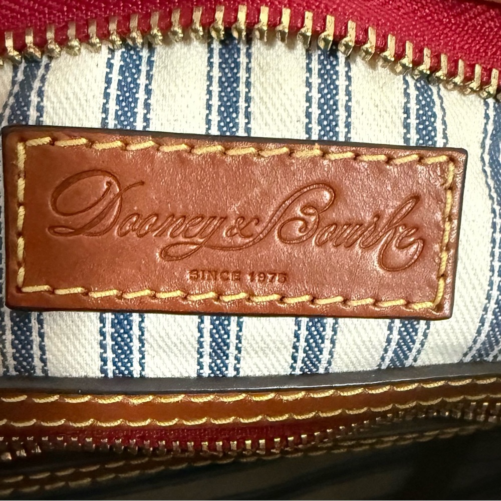 Authentic Dooney & Bourke Navy Blue Nylon Shoulder Bag Handbag! Comes with COA! - Picture 12 of 14